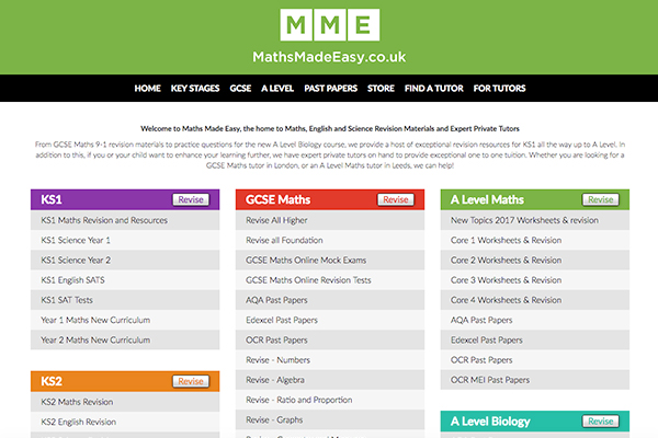 Maths and Science Revision Resources